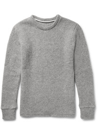 Мужской серый свитер с круглым вырезом от The Elder Statesman