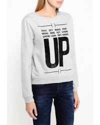 Женский серый свитер с круглым вырезом от Tom Farr