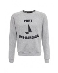 Мужской серый свитер с круглым вырезом от Tom Farr