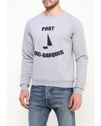 Мужской серый свитер с круглым вырезом от Tom Farr