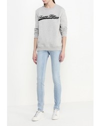 Женский серый свитер с круглым вырезом от Tommy Hilfiger