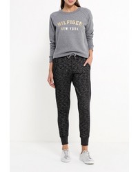 Женский серый свитер с круглым вырезом от Tommy Hilfiger