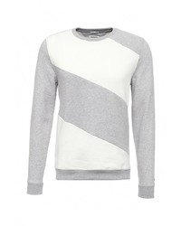 Мужской серый свитер с круглым вырезом от Tommy Hilfiger Denim