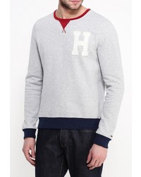Мужской серый свитер с круглым вырезом от Tommy Hilfiger Denim
