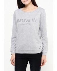 Женский серый свитер с круглым вырезом от Top Secret