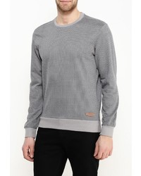 Мужской серый свитер с круглым вырезом от Top Secret