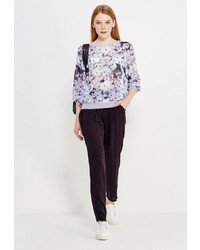 Женский серый свитер с круглым вырезом от Top Secret