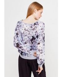 Женский серый свитер с круглым вырезом от Top Secret