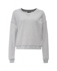 Женский серый свитер с круглым вырезом от Topshop