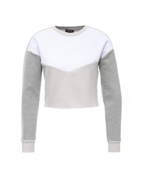 Женский серый свитер с круглым вырезом от Topshop