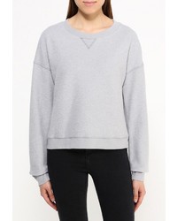 Женский серый свитер с круглым вырезом от Topshop