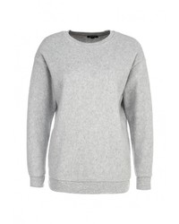 Женский серый свитер с круглым вырезом от Topshop