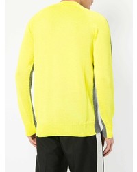 Мужской серый свитер с круглым вырезом от Junya Watanabe MAN