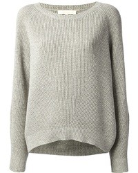 Женский серый свитер с круглым вырезом от Vanessa Bruno