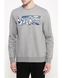 Мужской серый свитер с круглым вырезом от Vans