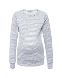 Женский серый свитер с круглым вырезом от week by week