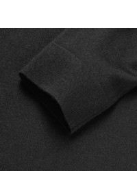 Мужской серый свитер с круглым вырезом от Balenciaga