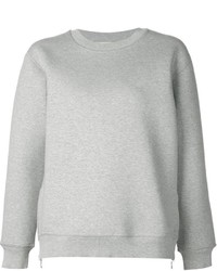 Женский серый свитер с круглым вырезом от YMC