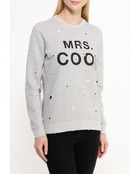 Женский серый свитер с круглым вырезом от Zoe Karssen