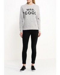 Женский серый свитер с круглым вырезом от Zoe Karssen