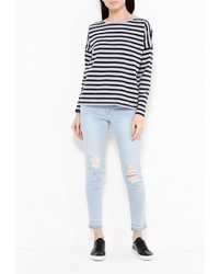 Женский серый свитер с круглым вырезом от Спартак