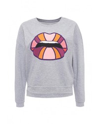 Женский серый свитер с круглым вырезом от Спартак