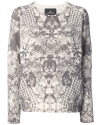 Женский серый свитер с принтом от Designers Remix