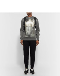 Мужской серый свитер с принтом от Neil Barrett