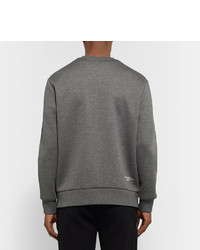 Мужской серый свитер с принтом от Neil Barrett