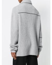 Мужской серый свитер с хомутом от Lost & Found Rooms