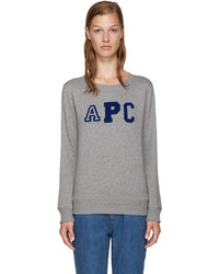 Женский серый свитер от A.P.C.