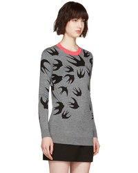 Женский серый свитер от MCQ
