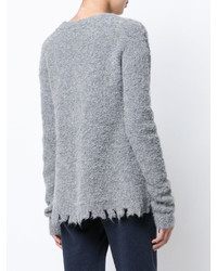 Женский серый свитер от ATM Anthony Thomas Melillo