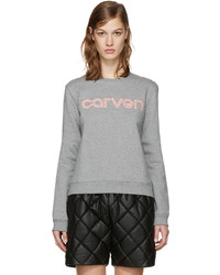 Женский серый свитер от Carven