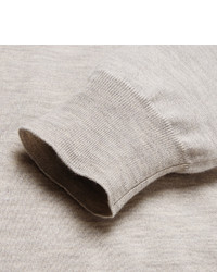 Мужской серый свитер от Loro Piana