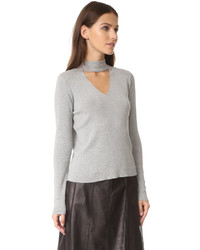 Женский серый свитер от Milly