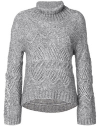 Женский серый свитер от Ermanno Scervino