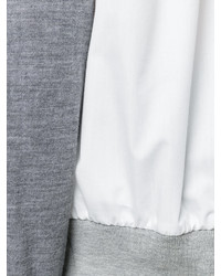 Мужской серый свитер от Sacai