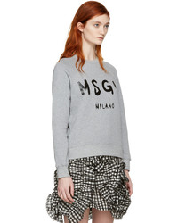Женский серый свитер от MSGM