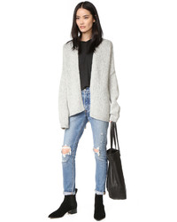 Женский серый свитер от 360 Sweater