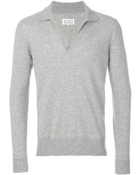 Мужской серый свитер от Maison Margiela