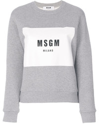 Женский серый свитер от MSGM