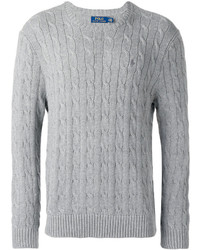 Мужской серый свитер от Polo Ralph Lauren