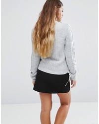 Женский серый свитер от Fashion Union