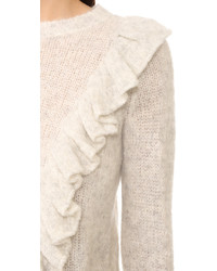 Женский серый свитер от Rebecca Taylor