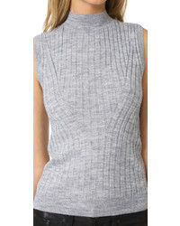 Женский серый свитер от Rebecca Taylor