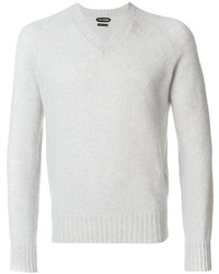 Мужской серый свитер от Tom Ford
