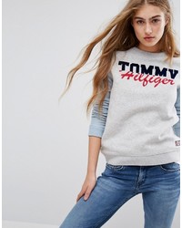 Женский серый свитер от Tommy Hilfiger