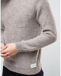 Мужской серый свитер от Benetton