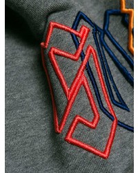Мужской серый свитшот с вышивкой от McQ Alexander McQueen